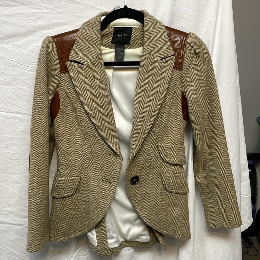 Smythe herringbone hunting jacket